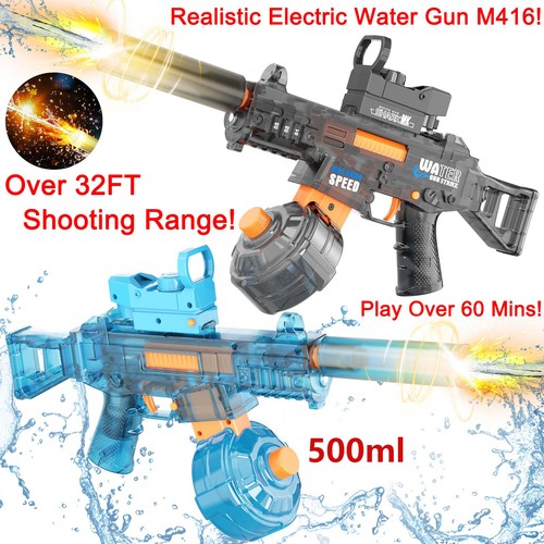 Electric water gun m416 squirt - water,