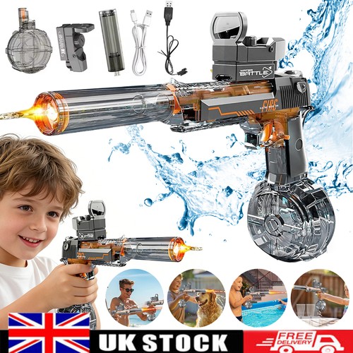 Electric water gun led squirt - gun,