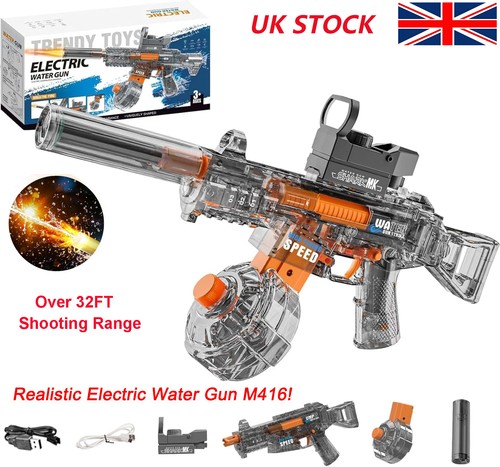 Electric water gun m416 squirt - electric,