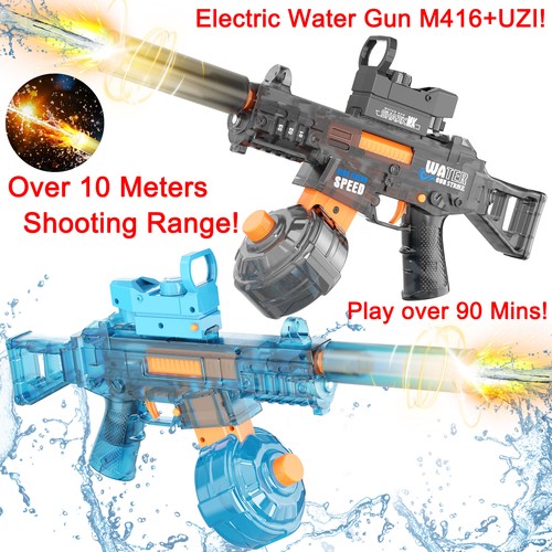 Electric water gun m416 - water, uzi