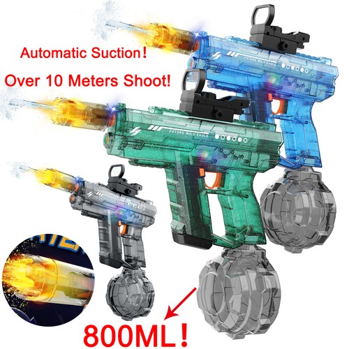 Electric water gun uzi squirt - gun,