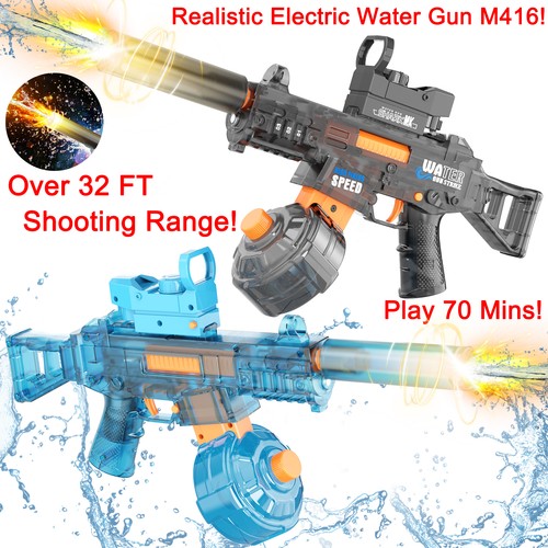 Electric water gun m416 squirt - electric,