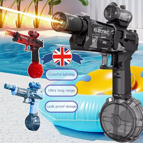 Electric water gun - water, range