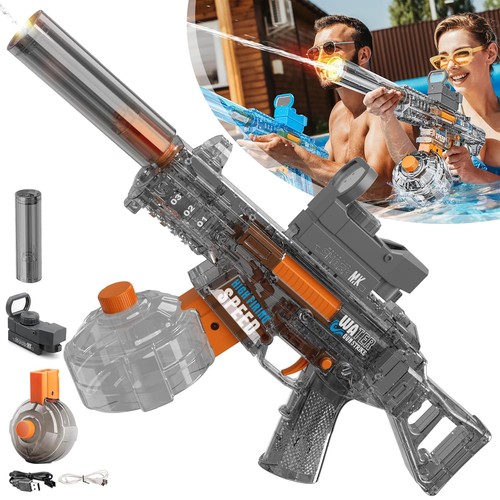 Electric water gun - water,